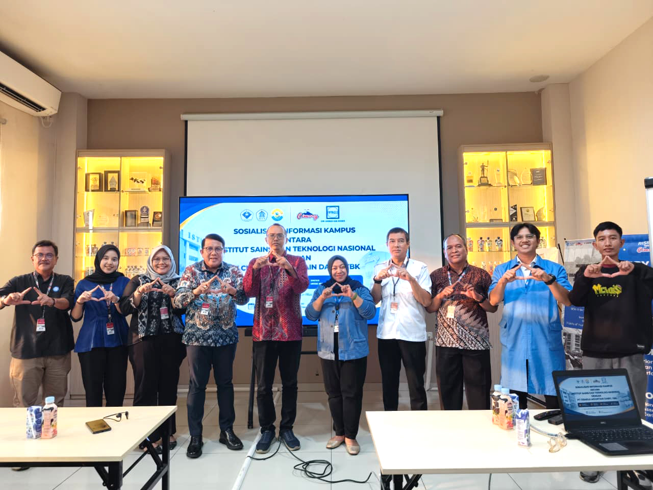 Acara sosialisasi Pendidikan ISTN Jakarta, dengan PT. Cisarua Mountain Dairy, Tbk.